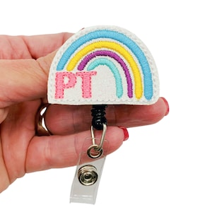 Physical Therapist Badge Reel, PT Badge Reel, Physical Therapy Badge Clip, Physical Therapist Gift, Physical Therapy Badge Reel, PT Gifts