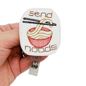 Ramen Badge Reel, Noodle Badge Reel, Ramen Noodle Badge Reel, Japanese Food, Funny Badge Reel, Food Badge Reel, Pasta Badge Reel Nurse
