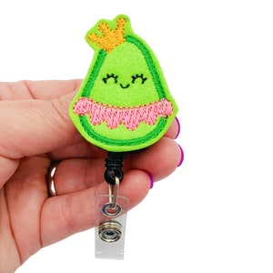 Avocado Badge Reel, Avocado Lanyard, Avocado Gift, Cute Badge Reel, Nurse Badge Reel, Nurse Gift for Nurse, Badge Reel Alligator Clip