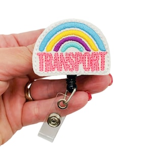 Transport Badge Reel, Transportation Badge Reel, Medical Badge Reel, Bus Driver Gift, Bus Driver Lanyard, Bus Driver Appreciation Gifts