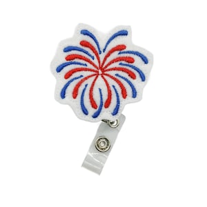 Patriotic Badge Reel, Patriotic Badge Clip, Patriotic Badge Pull, July 4th Badge Reel, July 4th Badge Clip, July 4th Badge Pull
