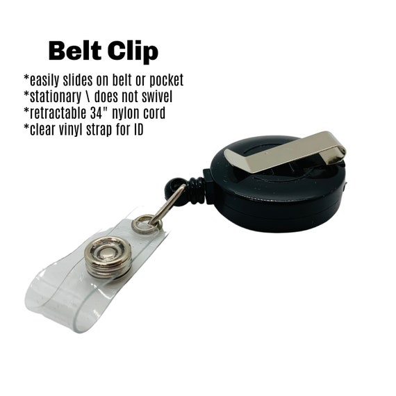 Bow Badge Reel/ Glitter Bow/ Belt Clip Badge Reel/ Retractable Badge Reel