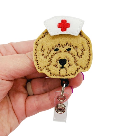 Dachshund Dog Felt Badge Reel Retractable D Badge Holder | Etsy