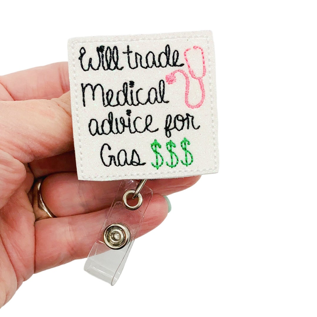 Funny Nurse Badge Reel Nurse Gift for Nurse RN Badge Reel Etsy