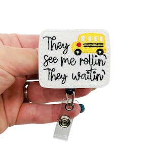 Bus Driver Lanyard, Bus Driver Gifts, Bus Driver Badge Reel, Gift for Bus Driver, School Bus Driver, Bus Monitor Gifts, Gift for Teacher