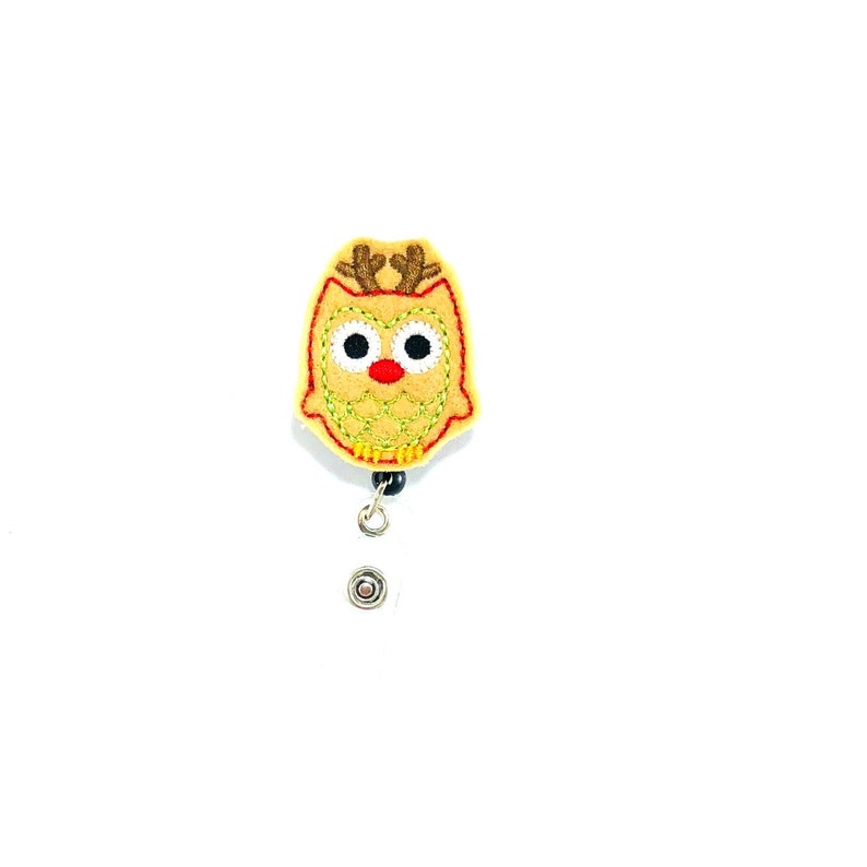 Owl Badge Reel Owl ID Badge Reel Owl Badge Clip Owl Badge Owl Name Badge Owl ID Badge Holder Owl ID Lanyard Owl Badge Holder