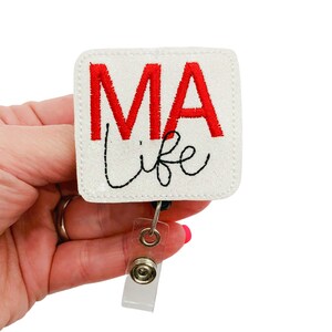 Medical Assistant Badge Reel, MA Badge Reel, Nurse Badge Reel, Nurse Gift for Nurse, Nursing Badge Reel, MA Gifts, Medical Assistant Gifts