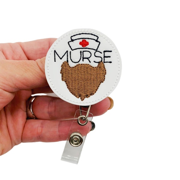 Male Nurse Badge Reel, Male Nurse Gifts, Male RN Badge Reel, RN Gifts, Nurse Badge Holder, Gift for Him, Gift for Boyfriend, Husband Gifts