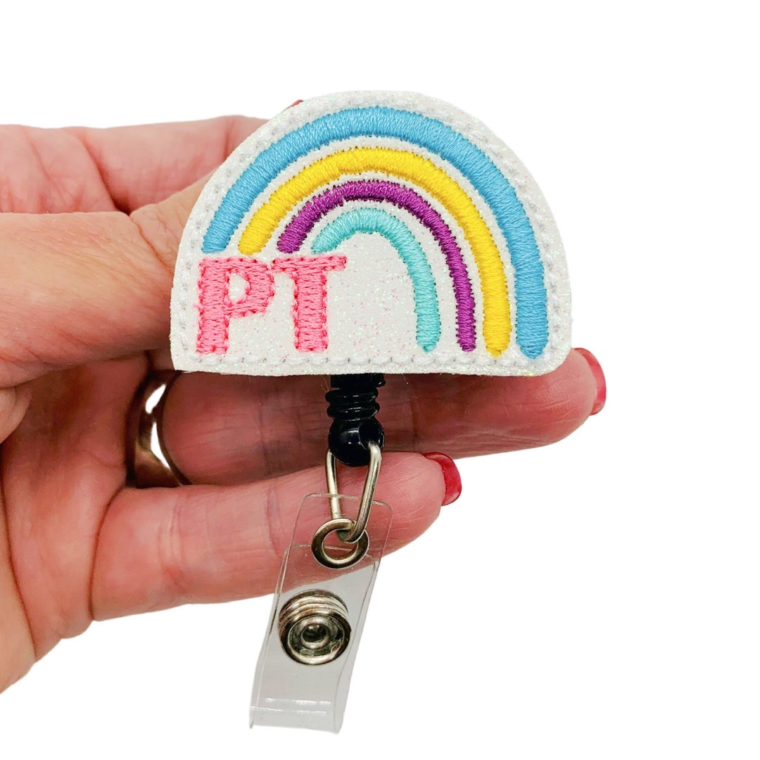 Physical Therapist Badge Reel, PT Badge Reel, Physical Therapy Badge ...