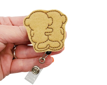 Monkey Badge Reel, Animal Badge Reel, Pediatric Nurse Badge Reel, Veterinarian Gift, Vet Tech Gifts, Zookeeper Gift, Animal Lover Gift