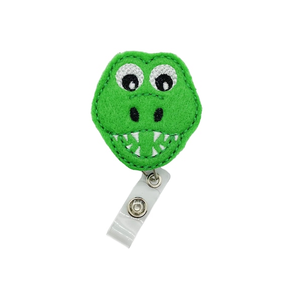 Alligator Badge Reel, Gator Badge Reel, Crocodile Badge Reel, Crocodile Lanyard, Reptile Lover Gift, Alligator Lanyard, Alligator Gifts