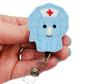 Dinosaur Badge Reel, Dino Badge Reel, Triceratops Badge Reel, Nurse Badge Reel, Nurse Gift, RN Badge Reel, RN Gifts, Nursing Badge Reel