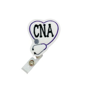 CNA Badge Reel, CNA Badge Holder, Cna Badge, Cna ID Badge Reel, Cna Accessories, Cna Charm, Cna Gift, Cna Graduation Gift, Badge Reel image 2