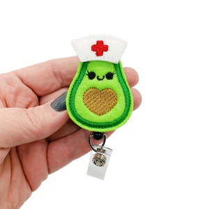 Avocado Badge Reel, Nurse Badge Reel, Badge Infirmiere, Nurse Gift, Nursing Badge Reel, Nursing Lanyard, Nurse Gifts, RN Badge Reel
