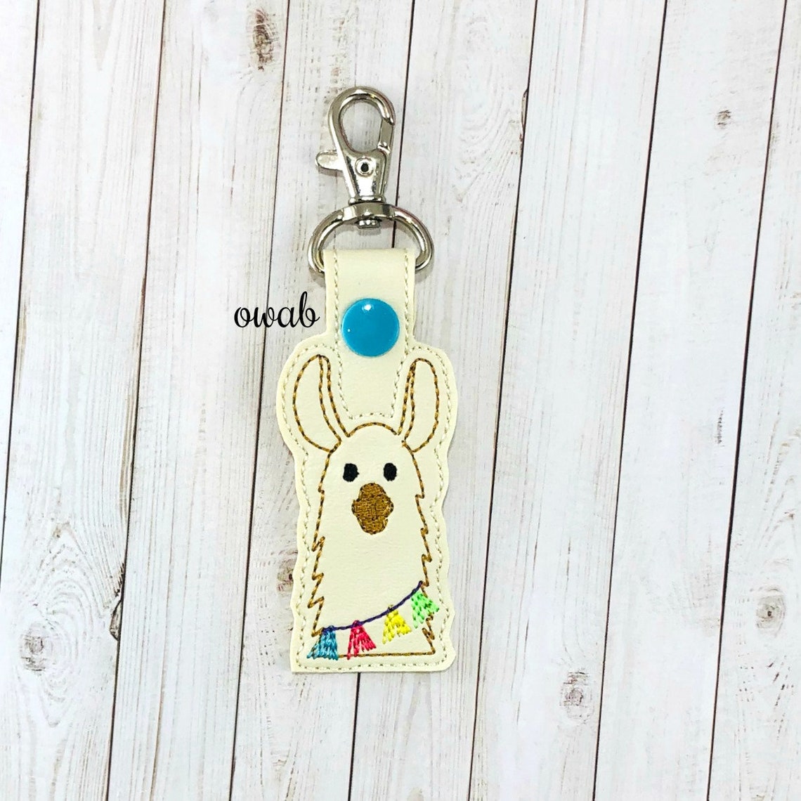 Llama Keychain Llama Key Fob Llama Keyring Llama Key Chain Etsy