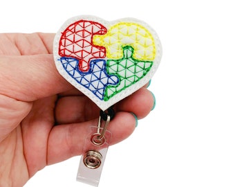 Autism Awareness Badge Reel, Autism Gifts, Autism Lanyard, Autism Badge Reel, Autism Mom Gifts, Autism Dad Gifts, Autism Spectrum Gift
