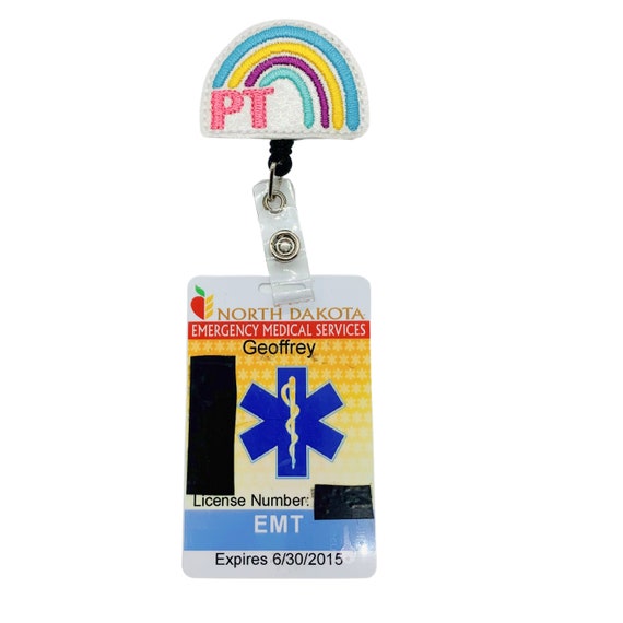 Physical Therapist Badge Reel, PT Badge Reel, Physical Therapy