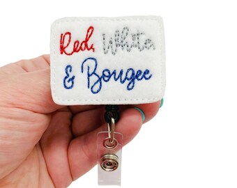 Patriotic Badge Reel USA, Funny Badge Clip Funny, Nurse Badge Holder Funny Badge Reel, ID Badge Reel Funny Badge Holder, RN Badge Reel Funny