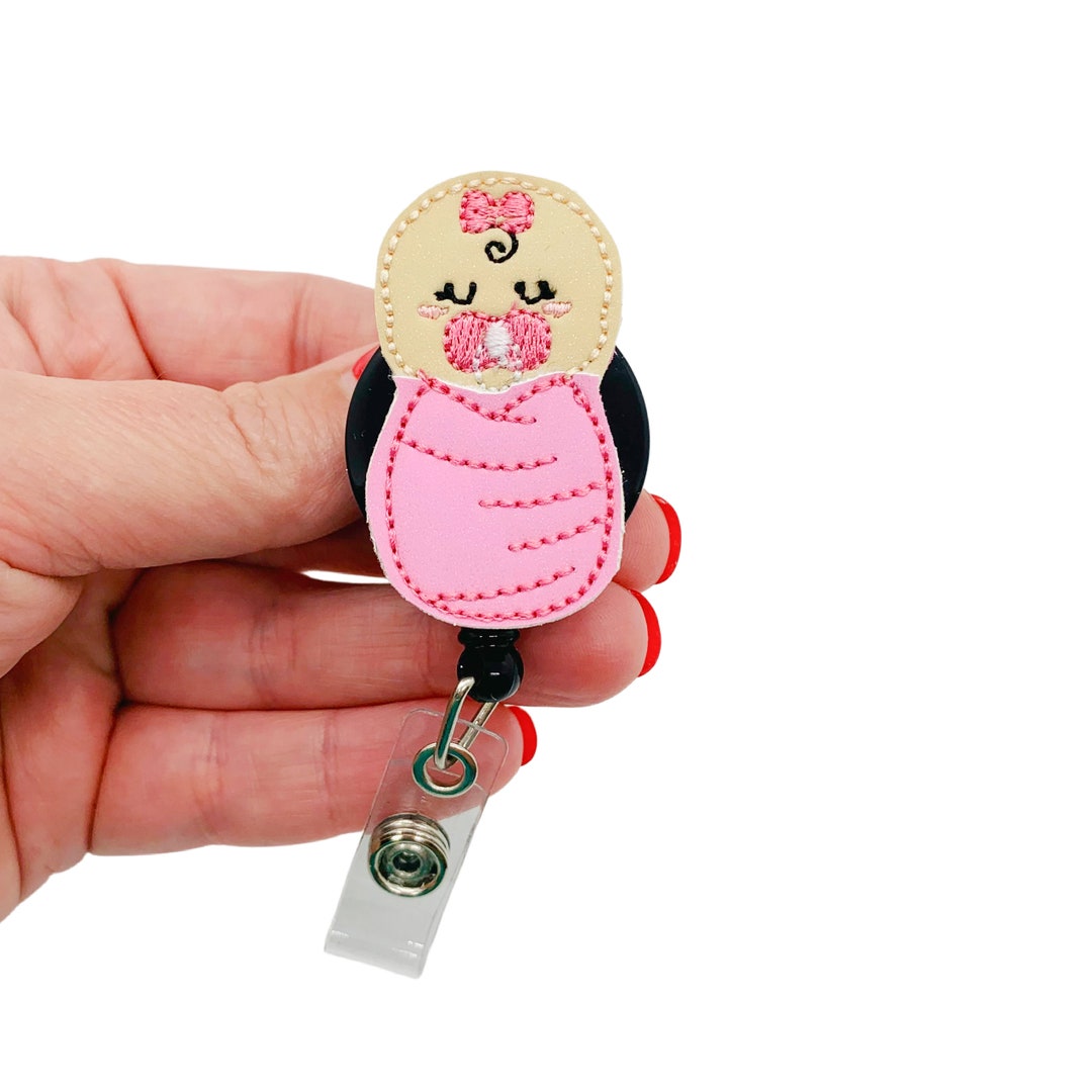 Baby Badge Reel, NICU Badge Reel, Nurse Badge Reel, NICU Nurse Gift, OB
