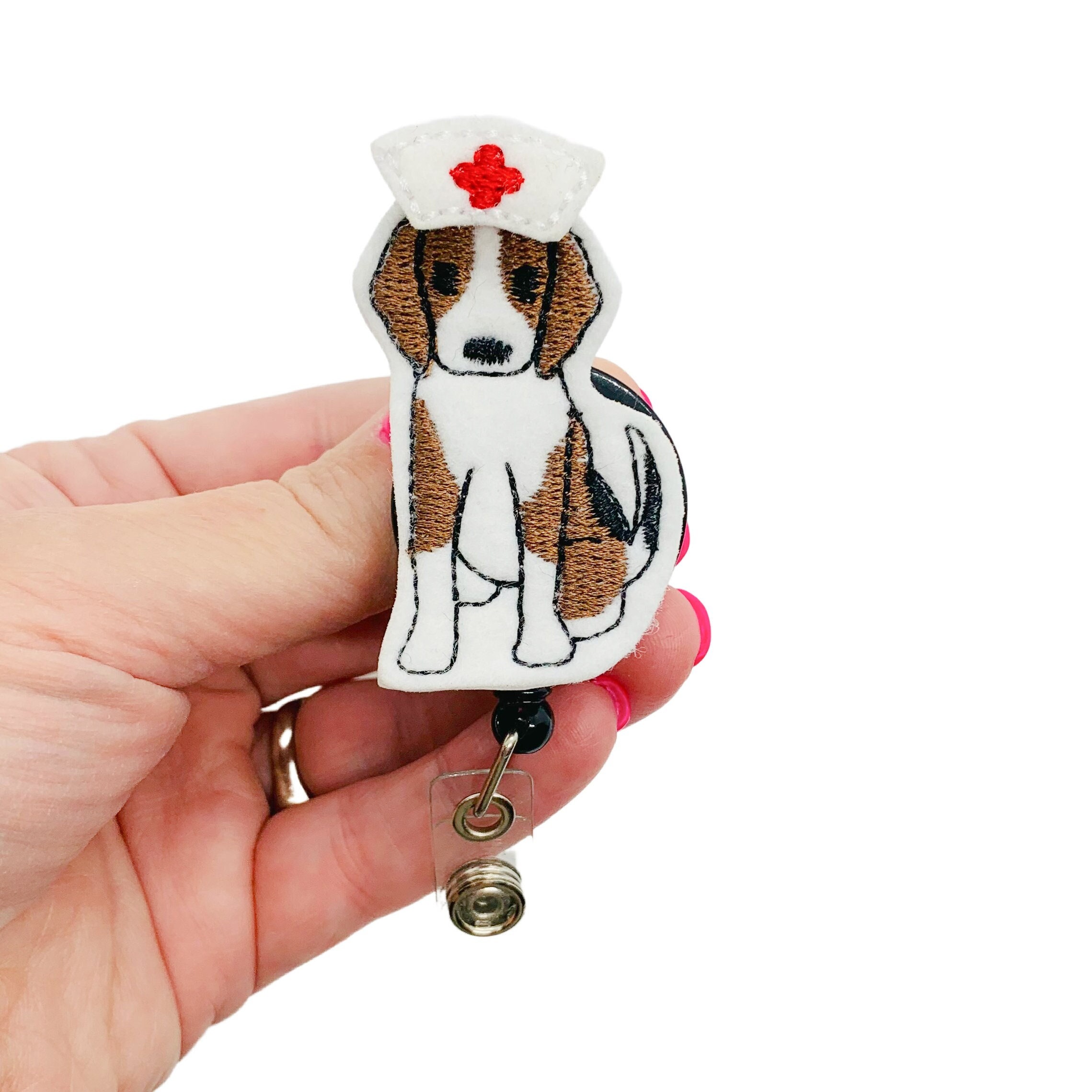 Beagle Badge Reel, Beagle Gifts, Dog Badge Reel, Nurse Badge Reel, Nurse Gift for Nurse, RN Badge Reel, RN Gifts, Nursing Badge Reel Dog