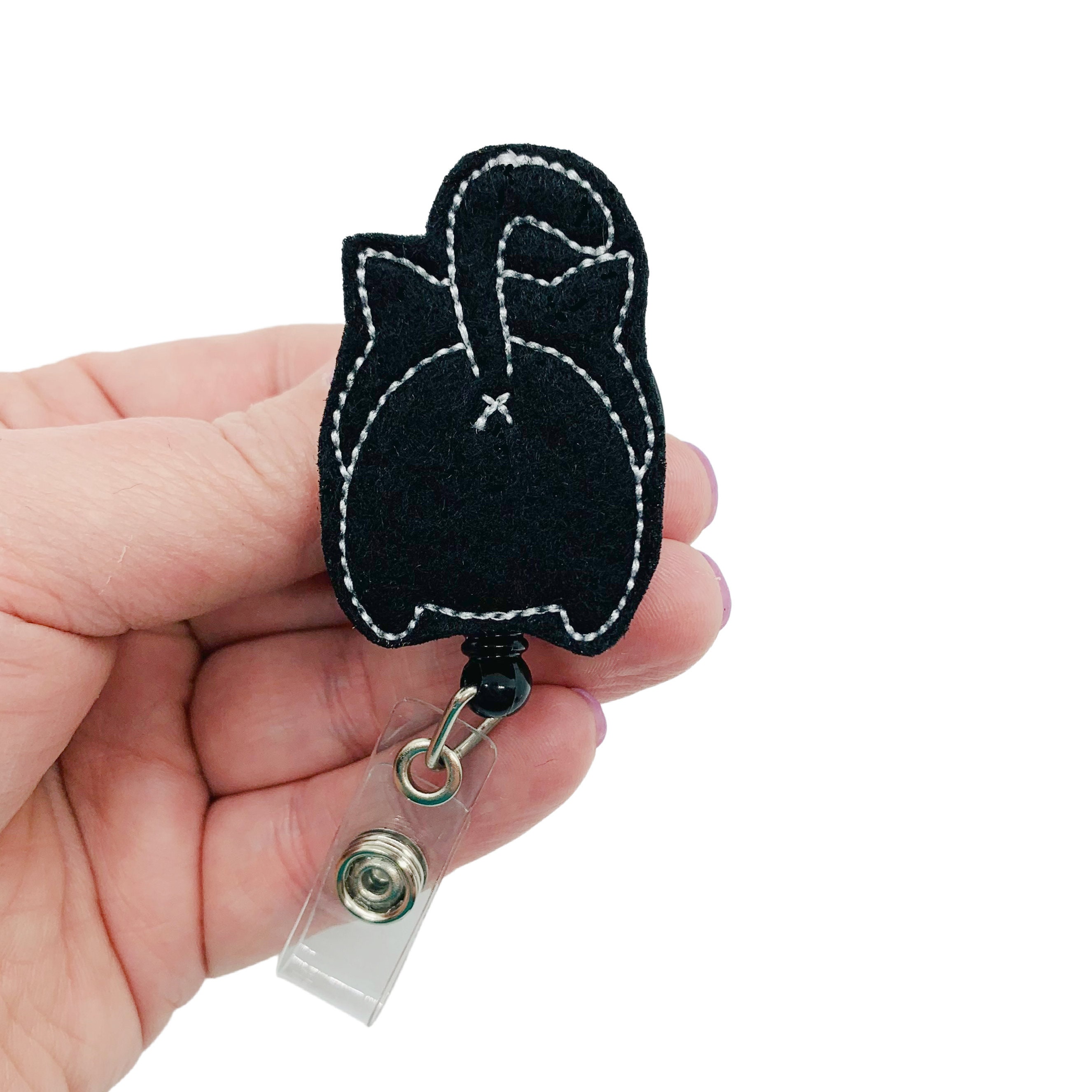 Cat Badge Reel, Cat Badge Holder, Cat Badge Clip, Cat Nurse Badge, Ca…