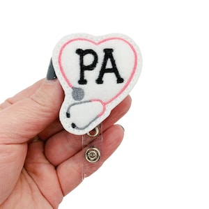 PA Badge Reel, PA Badge, PA Id Badge, Pa Gift, Pa Graduation Gift, Pa Student Gift, Pa School Gift, Nurse Badge Holder, Nurse Badge Reel