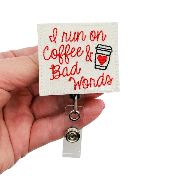 Coffee Badge Reel, Coffee Gift, Coffee Lover Gift, Cute Badge Reel, Nurse  Badge Reel, Nurse Gift for Nurse, Funny Badge Reel, RN Badge Reel -  UK