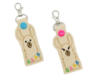 Llama Keychain, Llama Key Fob, Llama Keyring, Llama Key Chain, Llama Luggage Tag, Llama Accessory, Llama Lover Gift, Llama Gift