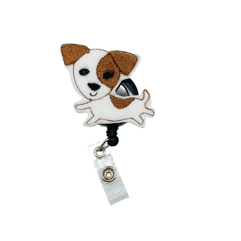 Dog Badge Reel Dog Badge Holder Dog Badge Clip Dog Badge Etsy