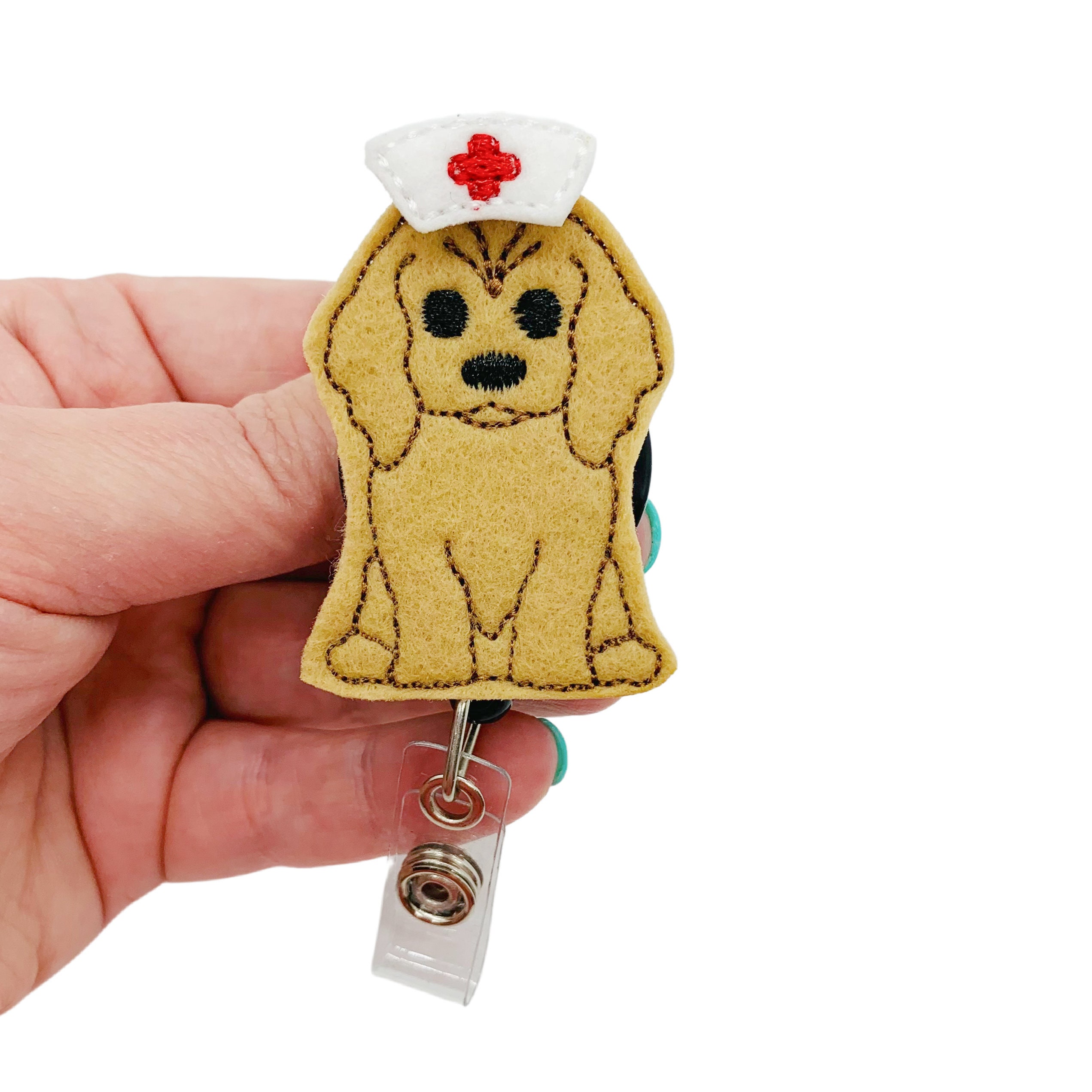 Dog Badge Reel, Cocker Spaniel Gifts, Animal Badge Reel, Nurse Badge Reel,  Nurse Gift, RN Badge Reel, RN Gifts, Veterinarian Gift for Nurse -   Hong Kong