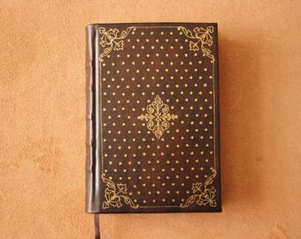 Grimoire Leather journal, Medieval art, dnd notebook,  Spell book, Brown book, Book of shadows, Handmade sketchbook, Practical magic