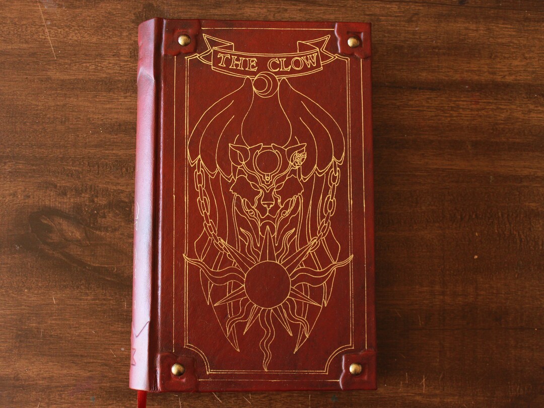 Cardcaptor Sakura Grimoire Leather Journal, the Clow Cover, Handmade ...
