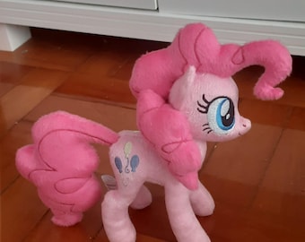 My little pony Pinkie pie plush, small size pony, customized OC plushie, personalized stuffed animal, handmade  commission, gifts for bf
