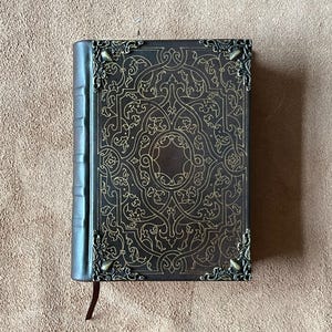 Blown Grimoire, leather journal, dnd notebook,  Spell book, Book of shadows, Practical magic, 18th century book style, gift for book lover
