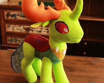 My little pony Thorax plush, customized OC plushie, personalized stuffed animal, handmade  commission, gifts for bf