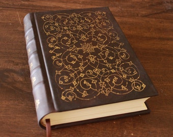 Grimoire Leather journal, Medieval art, dnd notebook,  Spell book, Brown book, Book of shadows, Handmade sketchbook, Practical magic
