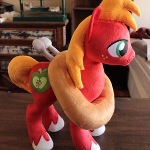 My little pony Big Macintosh plush, customized OC plushie, personalized stuffed animal, handmade  commission, gifts for bf