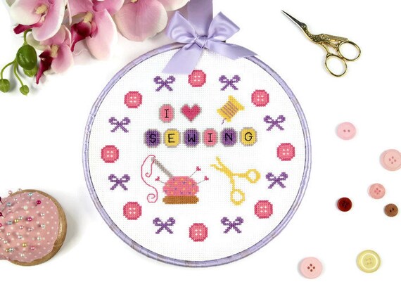 NEW CROSS STITCH MAGAZINE KIT BOOKMARK VINTAGE BIRDCAGE BIRDS LILAC FLOWERS