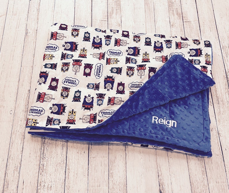 Weighted Blanket. Thomas the Train Weighted Blanket. Child Etsy