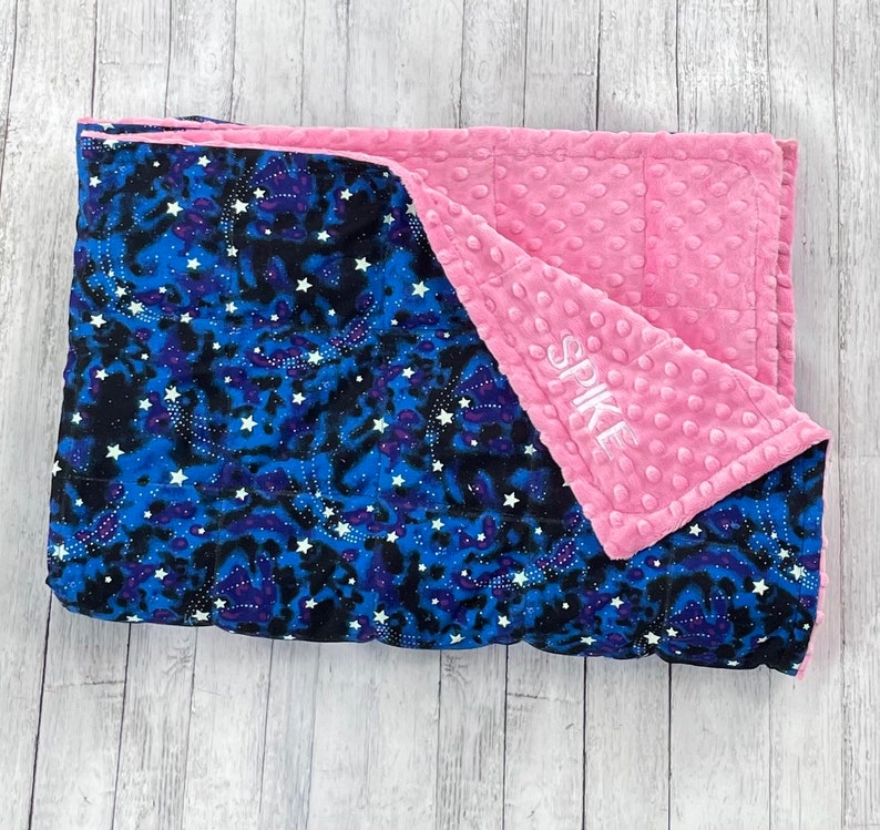 Weighted Blanket. Glow in the Dark Stars. Child/adult Weighted Etsy