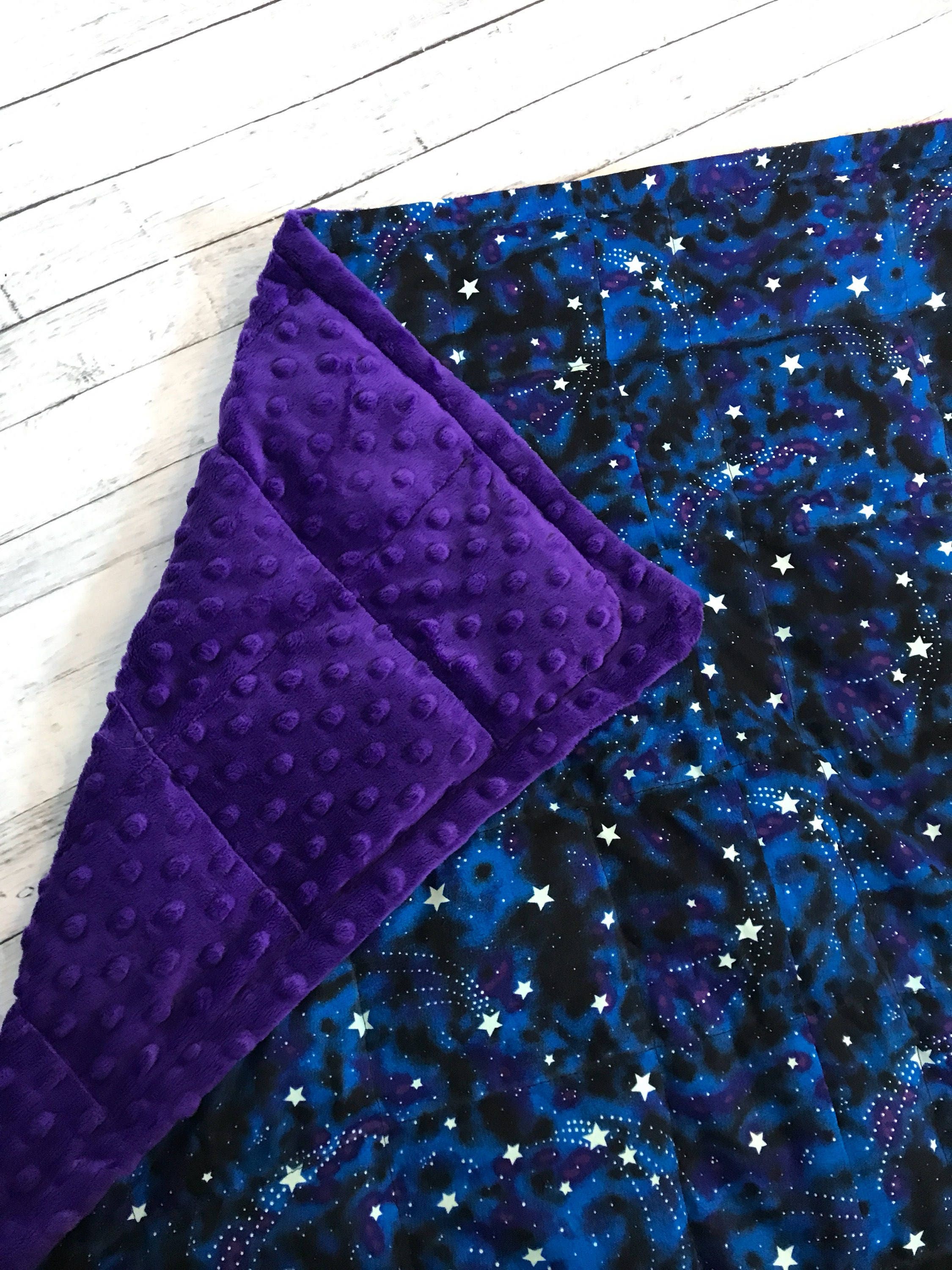 Weighted Blanket. Glow in the Dark Stars. Child/adult Weighted Etsy