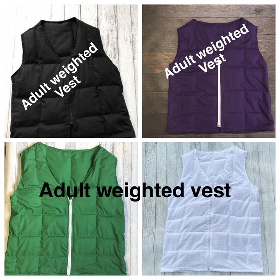 Adult Weighted Vest. Adult Cotton Weighted Vest. Etsy