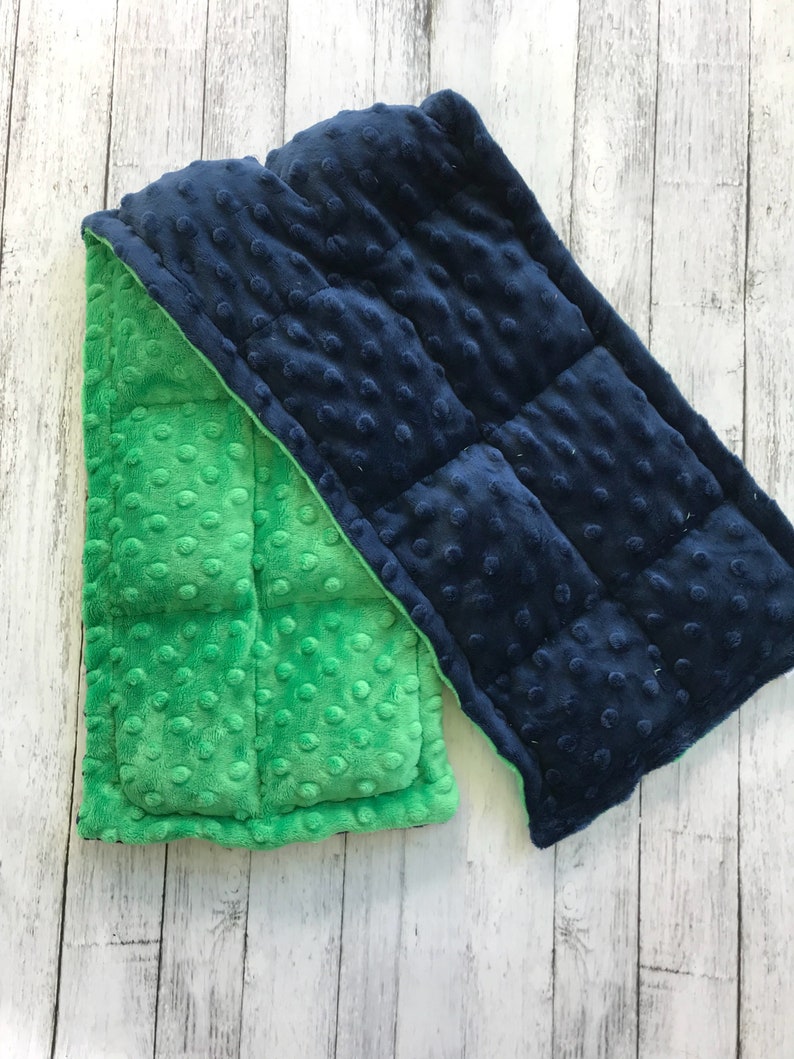 Weighted blanket pad. sensory weighted blanket minky adhd Etsy