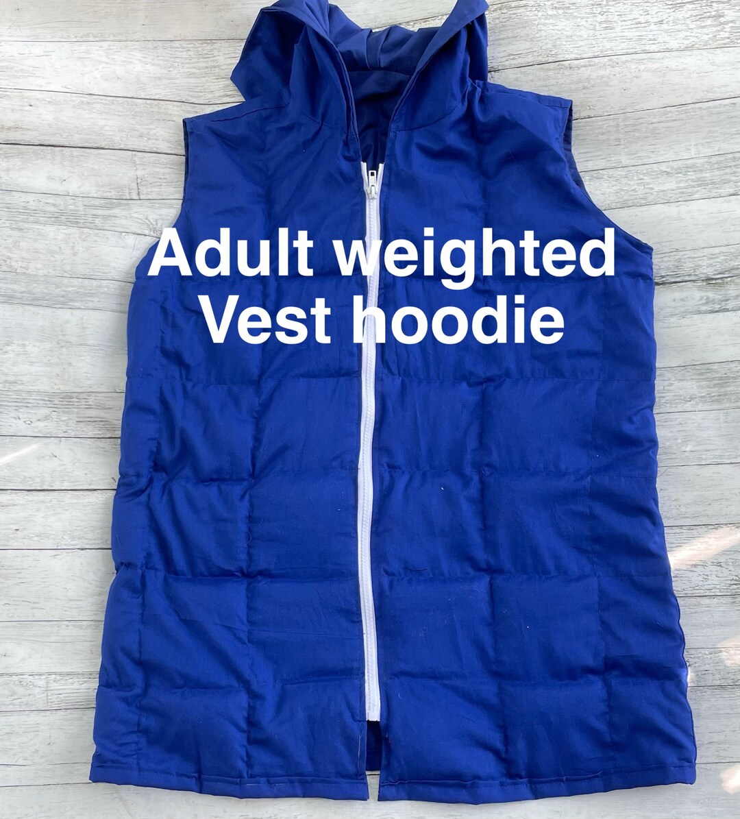 Weighted Vest for Adults. Adult Weighted Vest With Hoodie. Etsy Canada