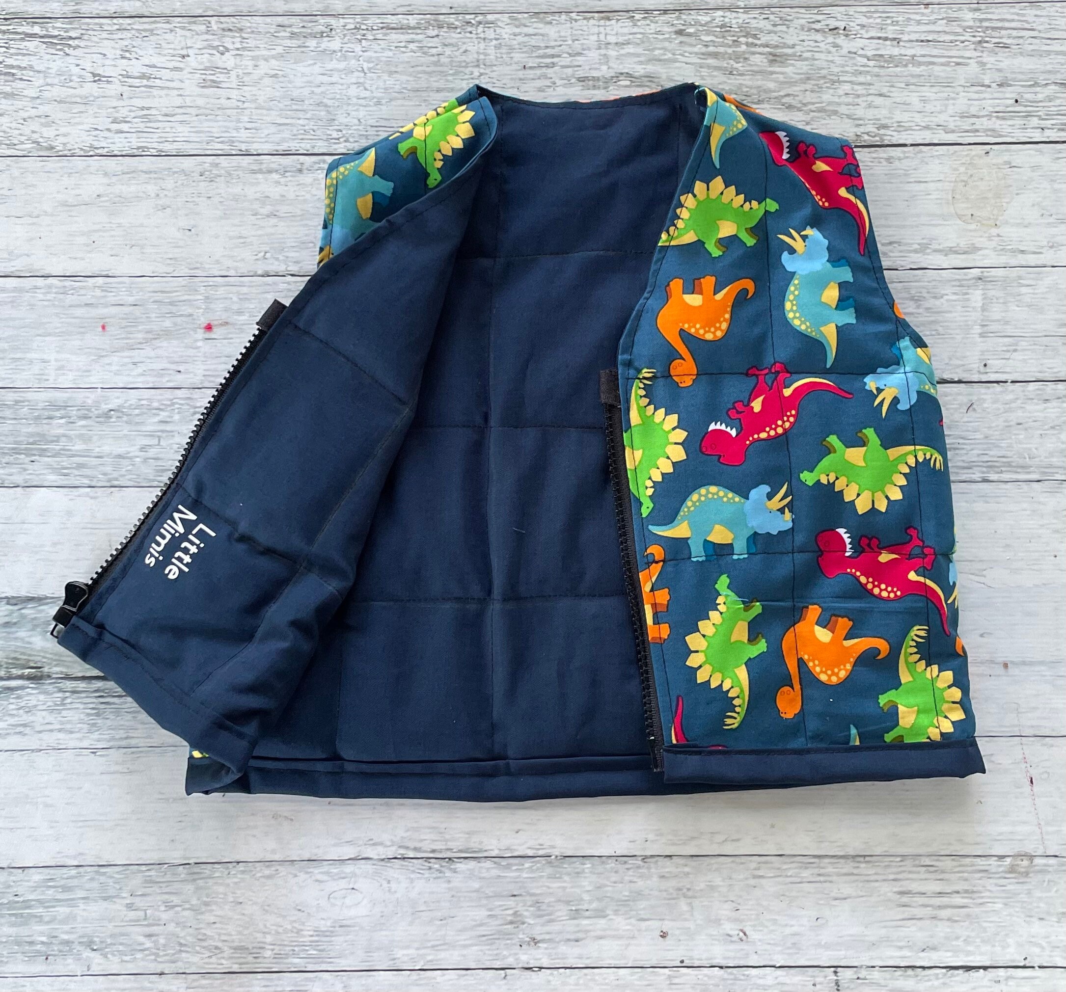 Minnie Mouse weighted vest. Kids sensory anxiety autism agrohort.ipb