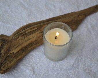 Driftwood Candle Hodler, Wedding Decor, Reception Table Centerpiece
