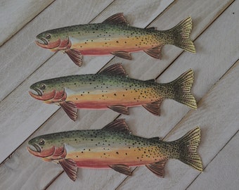 Salmon Paper Deals for Scrapbooking or Card Making, Fathers Day (6.75") | 2