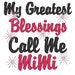 My Greatest Blessings Call Me MiMi Embroidery Design Just for | Etsy