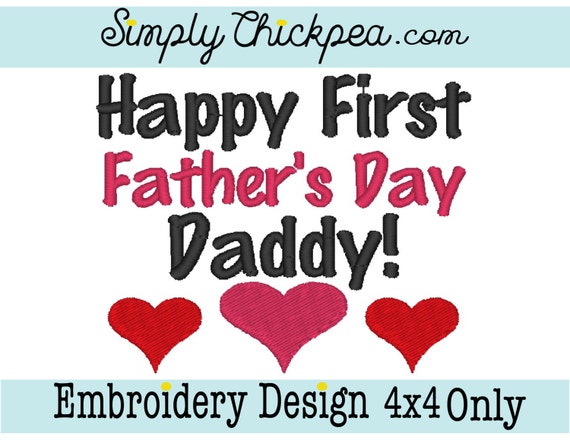 embroidery design happy first