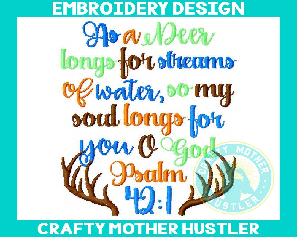 Christian Embroidery Bible Verse Embroidery Design collection Etsy